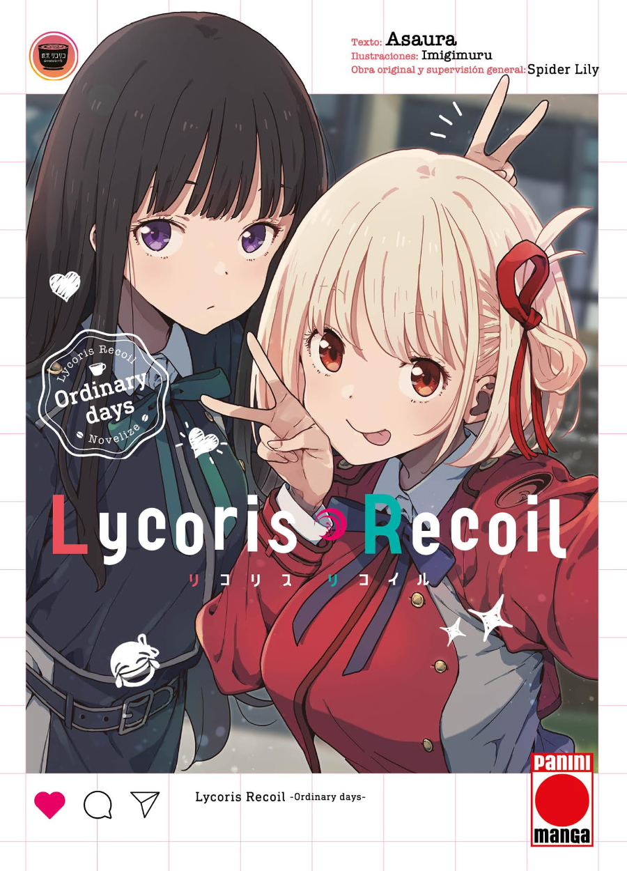 Descargar Lycoris Recoil: Ordinary Days Novela Ligera en Español