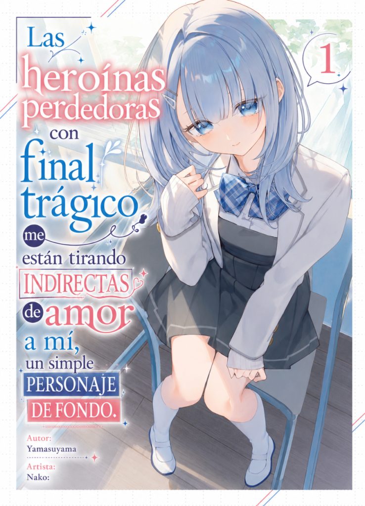 The Losing Heroines are Setting Up Romance Flags For Me Portada Baito-saki no Netto Kafe ga, Naze ka Kurasu no Bishoujo-tachi no Tamariba ni Natta Ken